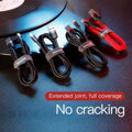 Baseus Lightning Cafule Cable 1.5A 2m Gray + Black (CALKLF-CG1)