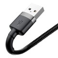 Baseus Lightning Cafule Cable 1.5A 2m Gray + Black (CALKLF-CG1)