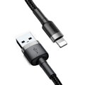 Baseus Lightning Cafule Cable 1.5A 2m Gray + Black (CALKLF-CG1)