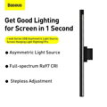 Baseus Home i-wok series USB Asymmetric Light Source Screen Hanging Light Pro Black (DGIWK-P01)