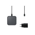 Samsung Wireless Charger Pad with travel charger EP-P2400 Black EU (EP-P2400TBEGEU)