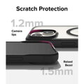 Ringke iPhone 15 Plus Case Fusion Bold Magnetic Matte Clear/ Black