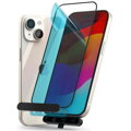 Ringke iPhone 15/ 16 Screen Protector Privacy Tempered Glass 9H with installation jig Transparent
