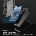 Ringke iPhone 13/13 Pro Screen Protector Invisible Defender ID Tempered Glass Black