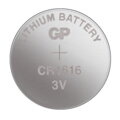 GP Battery (CR1616) Lithium coin, CR1616-7U5 (5 batteries / blister) 3V