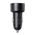 Joyroom Car Charger with Digital Display, U+C, QC 3.0, PD, 70W, Black (JR-CCD02)