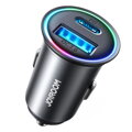 Joyroom Car Charger Mini, C+U, 60W, Black (JR-CCN04)