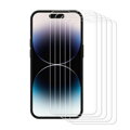 Joyroom iPhone 14 Pro Max Knight Full Screen Tempred Glass 9H, 2.5D, Set (5pcs) Transparent (JR-DH08)