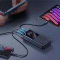 Joyroom Power Bank with Digital Display C+U+U, PD 22.5W, 20000 mAh with Micro-USB input, Black (JR-QP192)