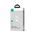 Joyroom USB - Type-C Multi-Color Series Fast Charging and Data Cable, 100W, 1m, White (S-A34)