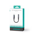 Joyroom Adapter DAC Type-C to 3.5mm Mini Jack, 60W, 0.14m, Black (SY-C01)