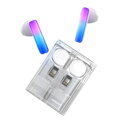 Joyroom Earphone IceLens Series Bluetooth True Wireless BT 5.3, TWS, AAC, SBC, HFP, A2DP, AVRCP, with LED Lights, White (JR-TC1)