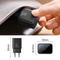 Joyroom Travel Charger Type-C, PD 20W with Type-C to Lightning cable, 1m, Black (JR-TCF06)
