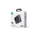 Joyroom Travel Charger GaN Fast Charger (UK) C+C+C+U, 140W, with Type-C to Type-C, PD 240W cable (1,2m) Black EU (JR-TCG05UK)