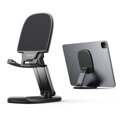 Joyroom Foldable Holder Stand for Phones and Tablets, with Adjustable Height, 4-12.9 inch, Black (JR-ZS371)