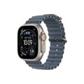 Apple Watch Ultra 3 (2025) GPS + Cellular 5G 49mm Natural Titanium Case with Anchor Blue Ocean Band EU MEWH4 - ONLY BOX DAMAGE