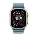 Apple Watch Ultra 3 (2025) GPS + Cellular 5G 49mm Natur Titanium Case with Light Blue/Alpine Loop M EU MEWM4