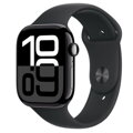 Apple Watch Series 10 GPS 46mm Jet Black Alu Case, Midnight Black Sport Band M/L EU MWWQ3
