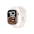 Apple Watch Series 10 GPS 46mm Rose Gold Alu Case, Light Blush Sport Band S/M EU MWWT3