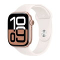 Apple Watch Series 10 GPS + Cellular 46mm Rose Gold Alu case, Light Blush Sport Band M/L EU MWY73