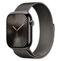 Apple Watch Series 10 GPS + Cellular 46mm Slate Titanium Case, Slte Milanese Loop EU M/L MWYW3