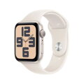 Apple Watch SE (2024) GPS 40mm Starlight Alu Case, Starlight Sport Strap S/M EU MXEF3