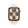 Apple Watch SE (2024) GPS 44mm Starlight Alu Case, Starlightt Sport Strap M/L EU MXEV3