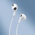 Baseus Earphone Encok H17 in-ear wired earphone with 3.5mm jack wired headphones White (NGCR020002)