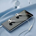 Baseus Earphone Encok H17 in-ear wired earphone with 3.5mm jack wired headphones White (NGCR020002)