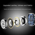Baseus Earphone Bluetooth Encok W02 TWS Truly Wireless headset Black (NGW02-01)
