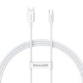 Baseus Type-C Superior cable, fast charging cable 100W, 1m White (P10320102114-01)