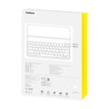 Baseus iPad 10.2 (2019/2020/2021) case Brilliance with BT 5.3 keyboard (QWERTY) and Type-C cable, Black (P40112602111-01)