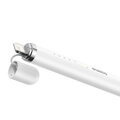 Baseus Tablet Tool Pen Smooth Writing 2 with LED Indicator + Active Replaceable Tip for iPad, with USB-A to Lightning cable, White (P80015806211-02)