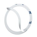 Baseus Magnetic Ring Halo Series (2pcs), Silver (PCCH000002)