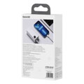 Baseus Power Bank Adaman2 with Digital display, C+U+U, PD 3.0, QC 3.0, 30W, 10000 mAh, with Type-C cable (0.3m), White (PPAD080002)