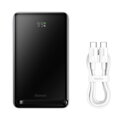Baseus Power Bank Magnetic Wireless charging (With Xiaobai Type-C to Type-C 60W(20V/3A) 0.5m) MagSafe 15W / PD 20W, 10000 mAh, White (PPCX000202)