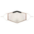 PureMe Reusable / Adjustable Mask Linen 2 pcs N95 filters inside the package Beige