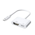 Joyroom Converter Lightning (male) to Digital HDMI (female) + Lightning (female), FullHD 1080p, 60Hz, White (S-H141)