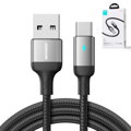 Joyroom USB - Type-C Data Cable, 3A, 1.2m, Black (S-UC027A10)