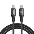 Joyroom Type-C - Type-C Cable 100W, 1.2m, Black (SA25-AC6)