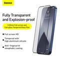Baseus iPhone 12 mini 0.25 mm Full-screen full-glass Tempered Glass (2pcs) Black (SGAPIPH54N-KC01)