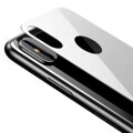Baseus iPhone Xs Max 0.3 mm Full coverage curved T-Glass rear Protector White (SGAPIPH65-BM02)