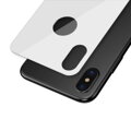 Baseus iPhone Xs Max 0.3 mm Full coverage curved T-Glass rear Protector White (SGAPIPH65-BM02)