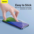 Baseus iPhone 12 Pro Max 0.3 mm Full-glass Tempered Glass (2pcs) White (SGAPIPH67N-LS02)