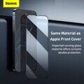 Baseus iPhone 13 mini 0.4 mm CW-HY Full-screen, Full-glass, Corning Tempered Glass (2pcs/pack+Pasting Artifact) Black (SGQP040001)