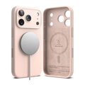 Ringke iPhone 17 Pro Max Case Silicone Magnetic Pink Sand