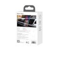 Baseus Car Mount Steel Cannon Air Outlet 360 degree rotation, Horizontal / Vertical Aluminum+ABS Black (SUGP-01)