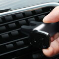 Baseus Car Mount Steel Cannon Air Outlet 360 degree rotation, Horizontal / Vertical Aluminum+ABS Black (SUGP-01)
