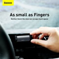 Baseus Car Mount Steel Cannon Air Outlet 360 degree rotation, Horizontal / Vertical Aluminum+ABS Black (SUGP-01)