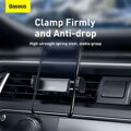 Baseus Car Mount Steel Cannon Air Outlet 360 degree rotation, Horizontal / Vertical Aluminum+ABS Black (SUGP-01)